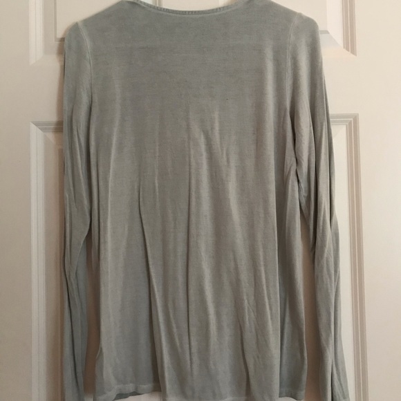 American Eagle Teal Long Sleeve shirt size small - Picture 8 of 8